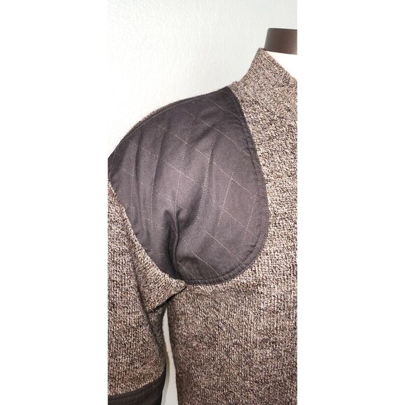Cabela's Heavyweight Windshear Wool Brown Henley Sweater Size M - Picture 8 of 9